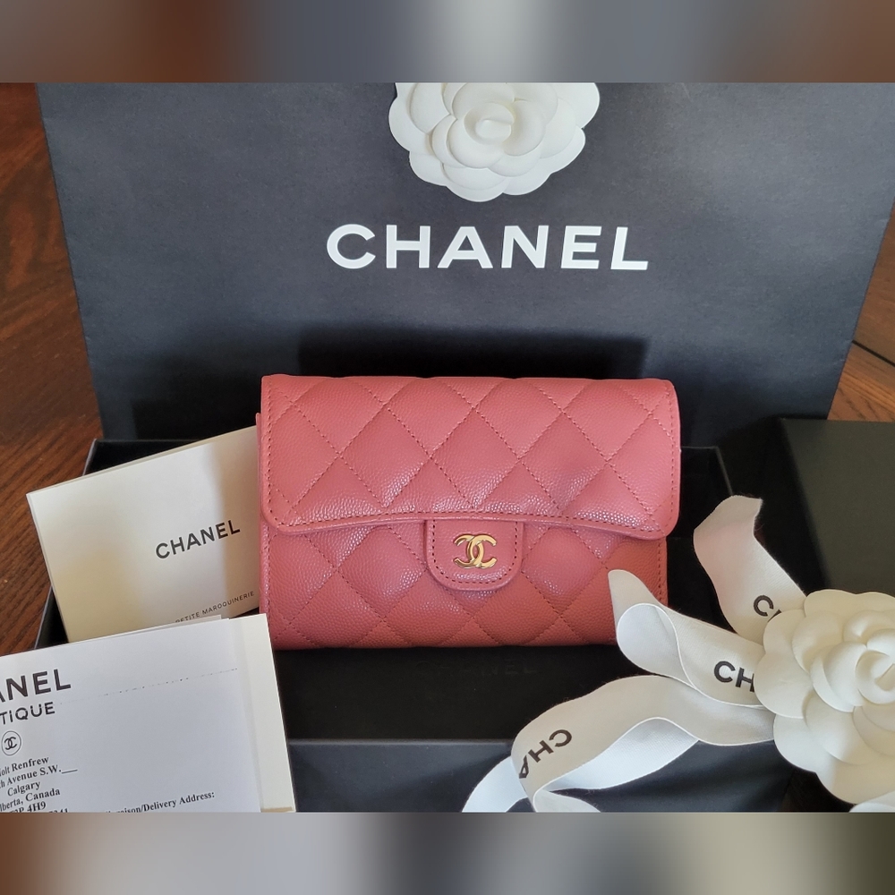 Authentic Chanel Medium Flap Wallet